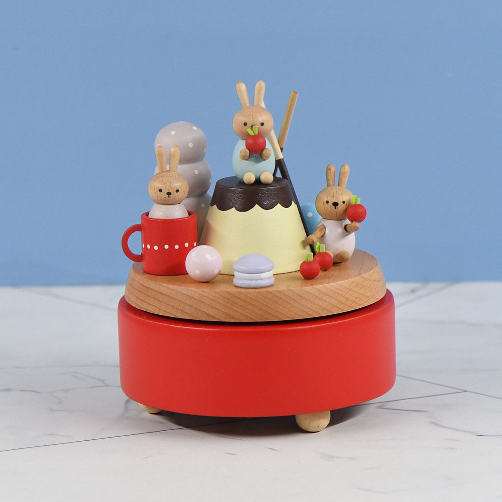 Dessert Party - Teddy Bear Picnic Tune - Premium Wooden Music box