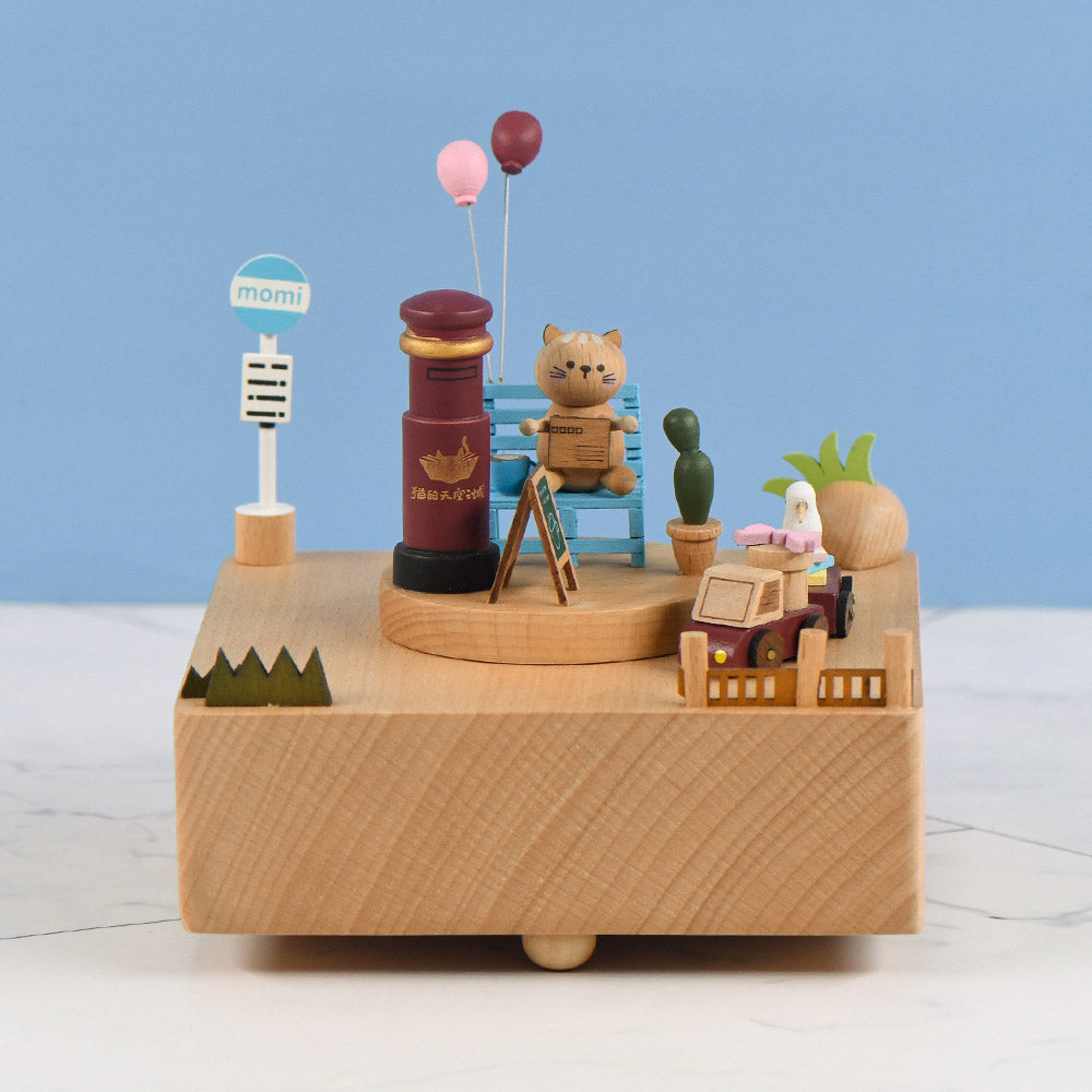 Send It To The Future - The City of the Sky Tune - Premium Wooden Music box