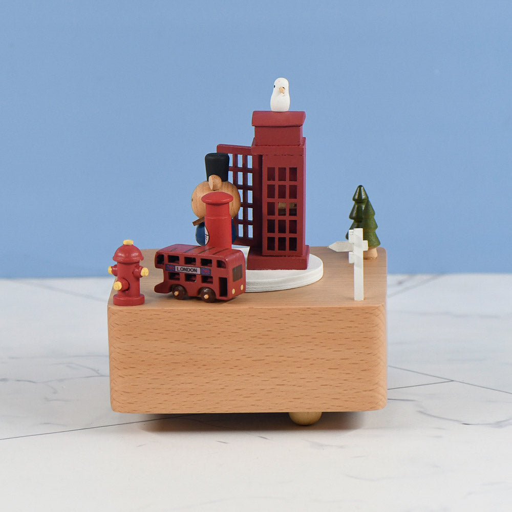 Streets of London - Yellow Submarine Tune - Wooden Music box