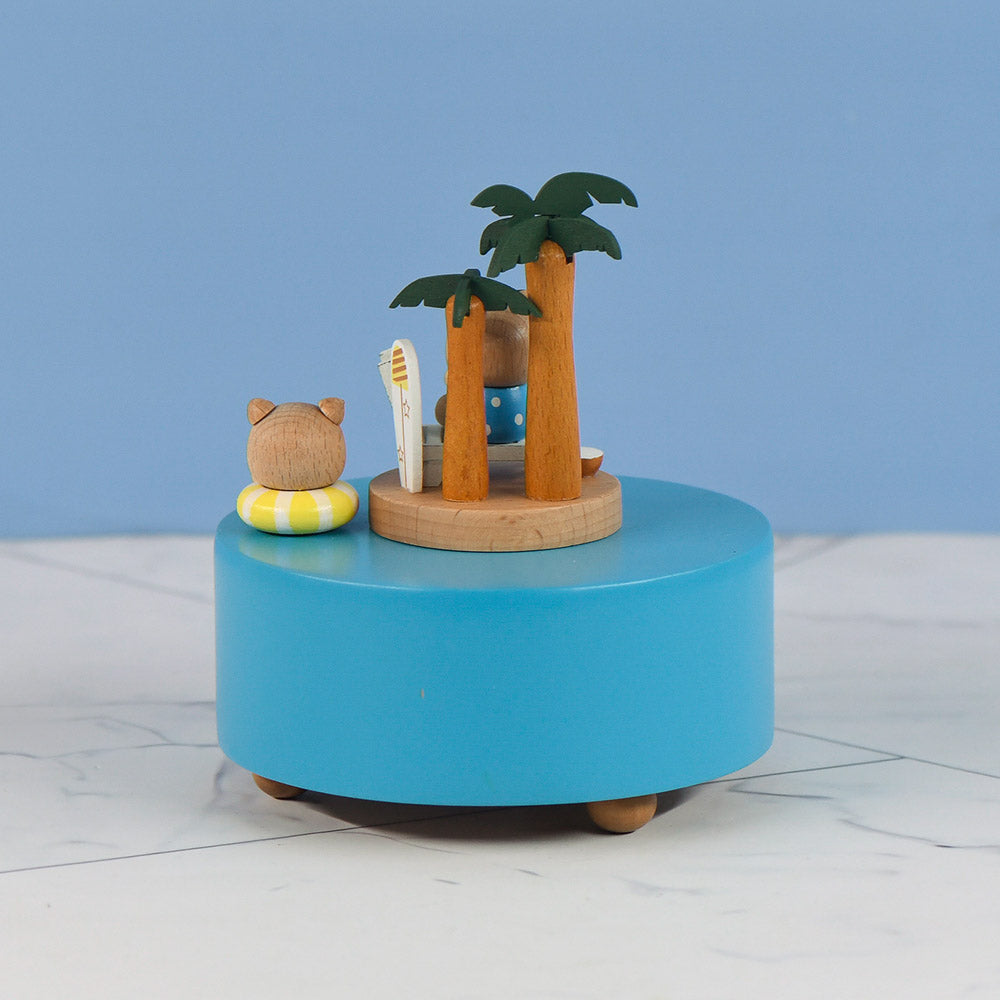 The Seaside Holiday - You are My Sunshine Tune - Premium Wooden Music box