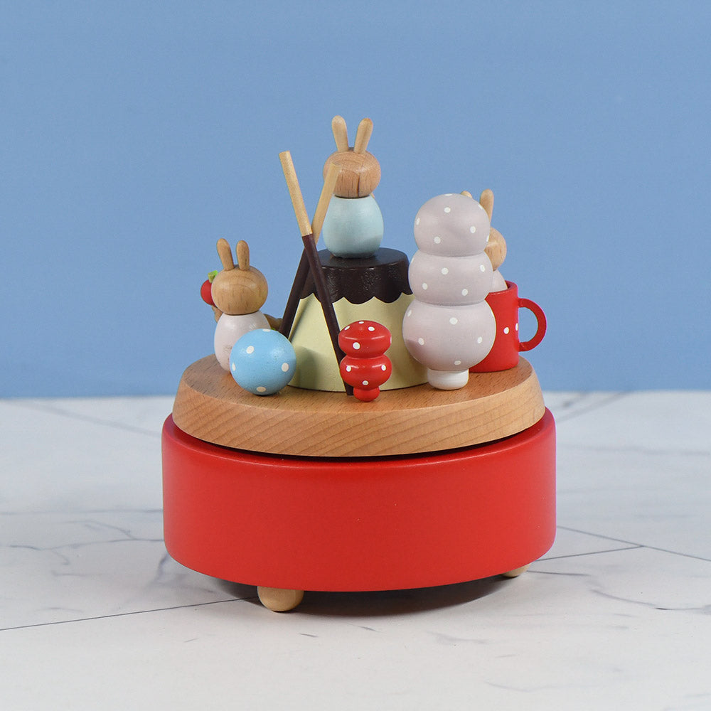 Dessert Party - Teddy Bear Picnic Tune - Premium Wooden Music box