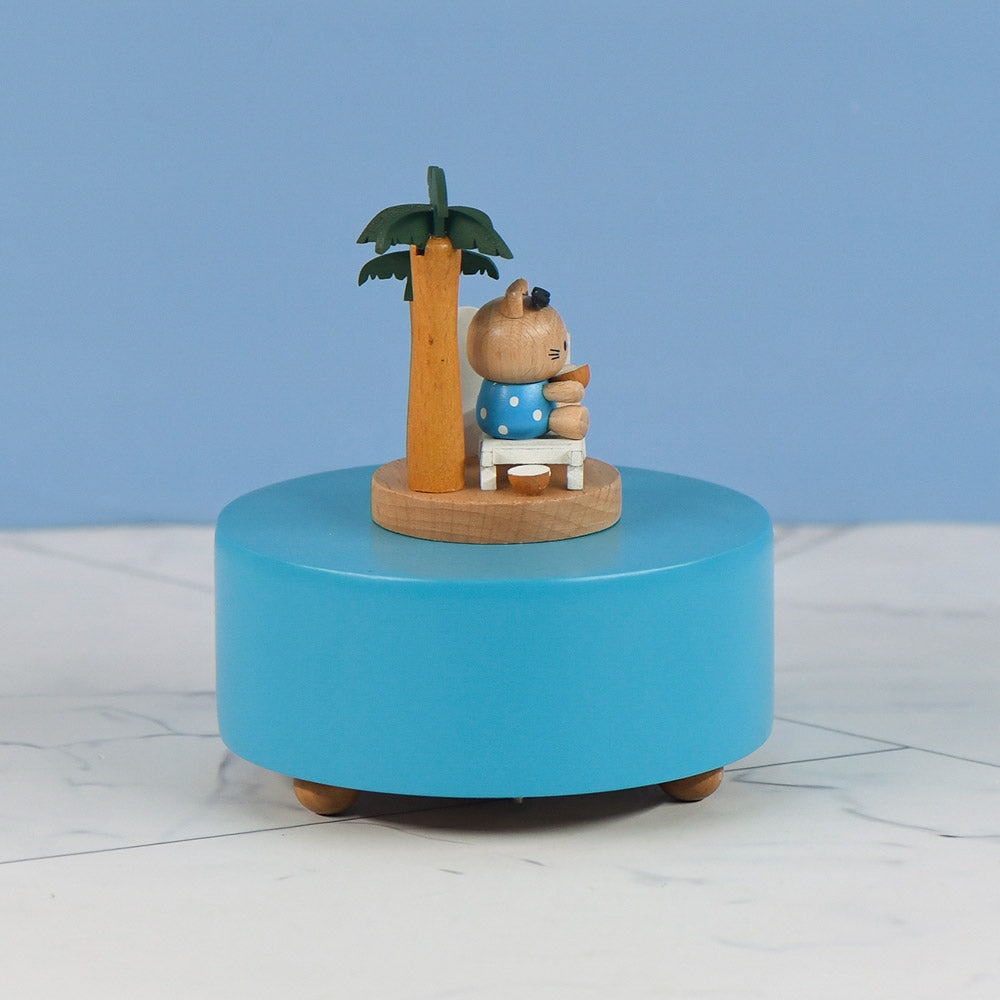 The Seaside Holiday - You are My Sunshine Tune - Premium Wooden Music box