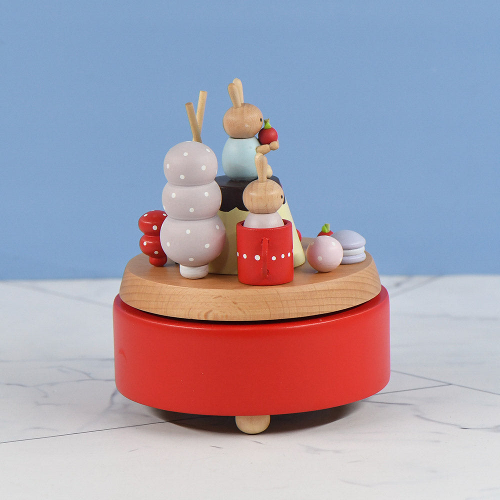 Dessert Party - Teddy Bear Picnic Tune - Premium Wooden Music box