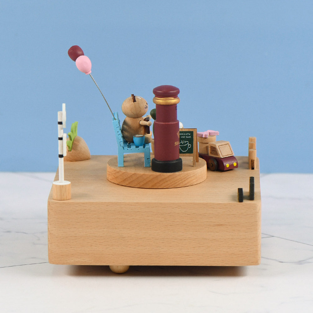 Send It To The Future - The City of the Sky Tune - Premium Wooden Music box