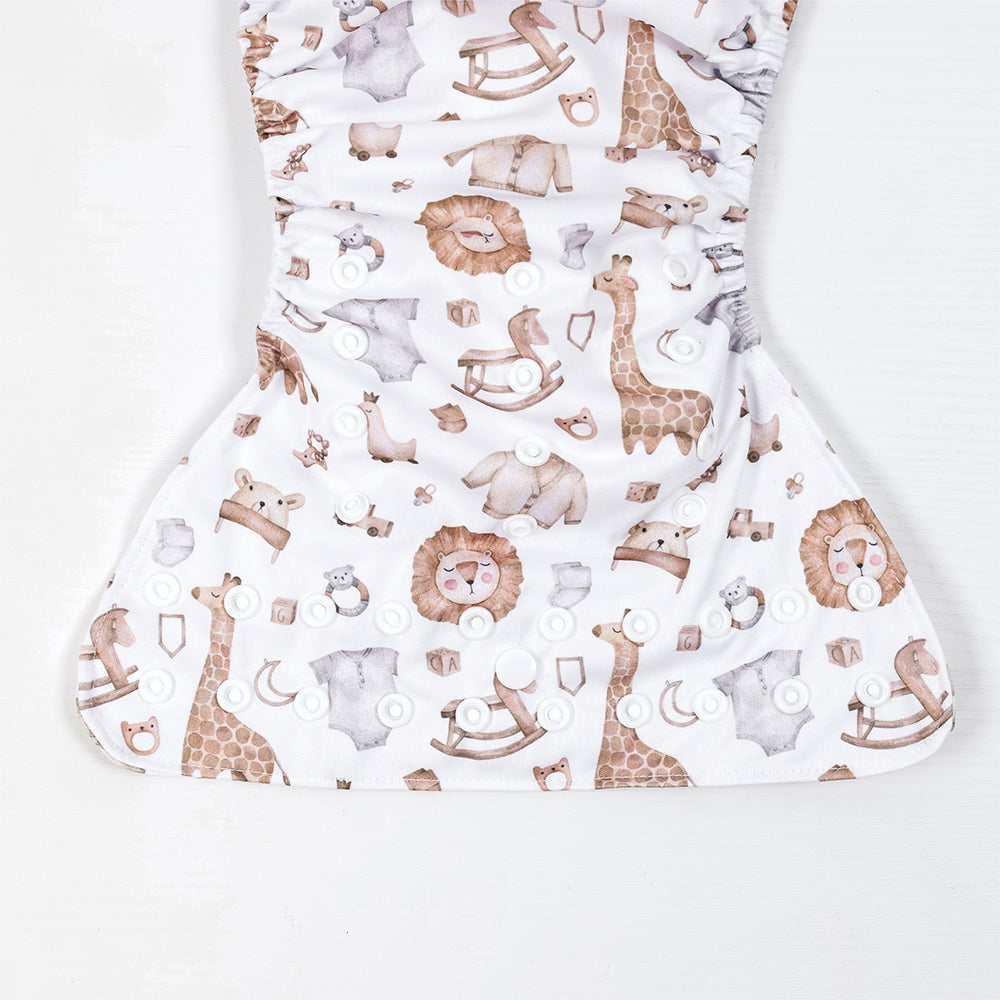 Moonlit Blossom Reusable Cloth Nappy | One Size Fits 3~17kg