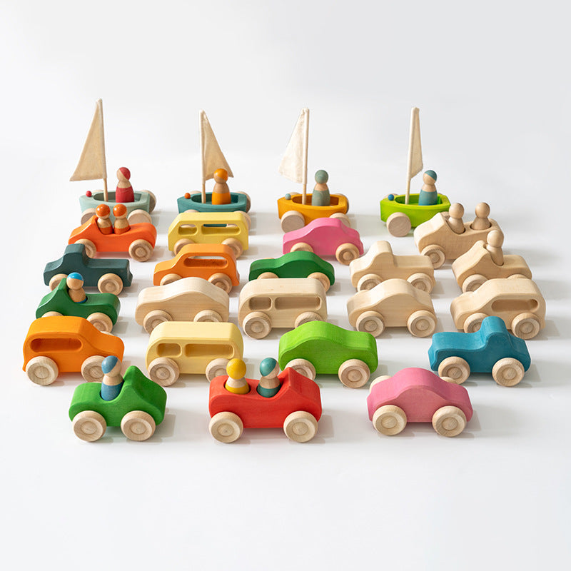 Prism Play Wooden Convertible - Red