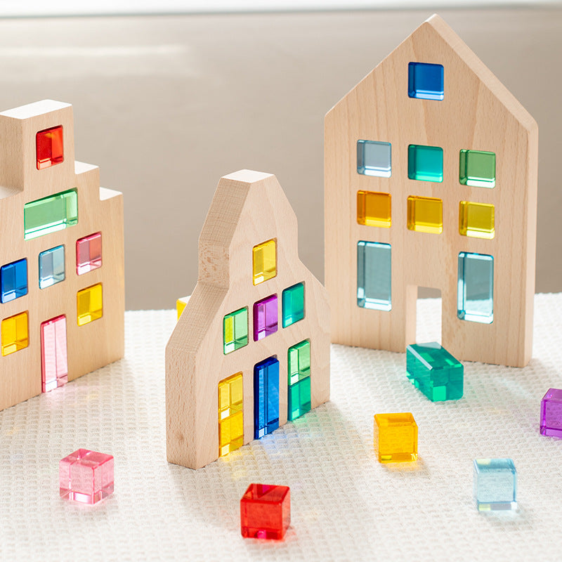 Prism Play Lucite Cubes - 20Pcs with Bag