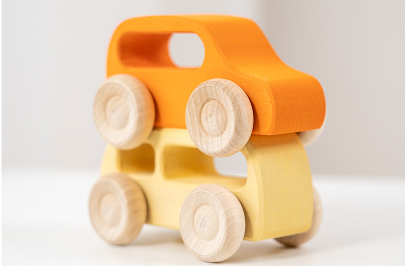 Prism Play Wooden Convertible 7 Pcs Set with 3 Peg Dolls