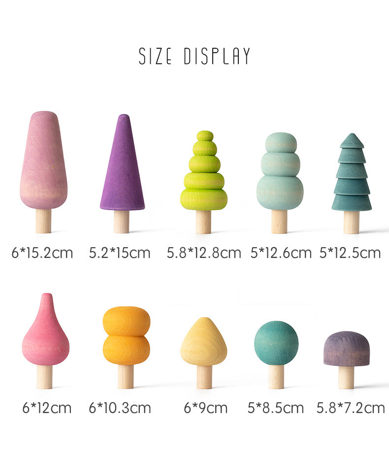 Prism Play 8 pcs Macaron Trees