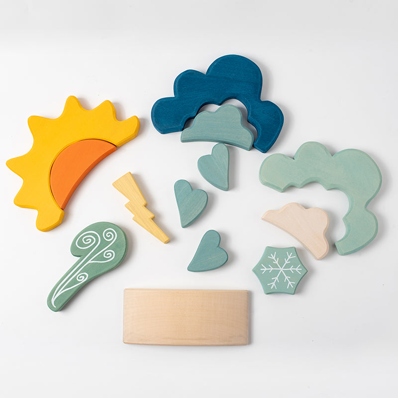 Prism Play Rainbow Building Set Weather - 13pcs