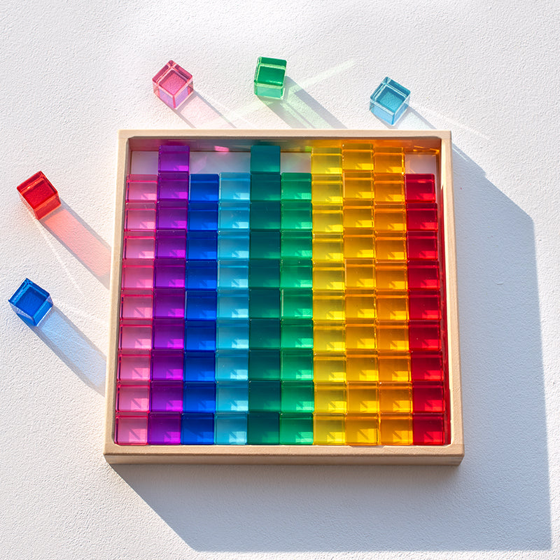 Prism Play Lucite Cubes - 20Pcs