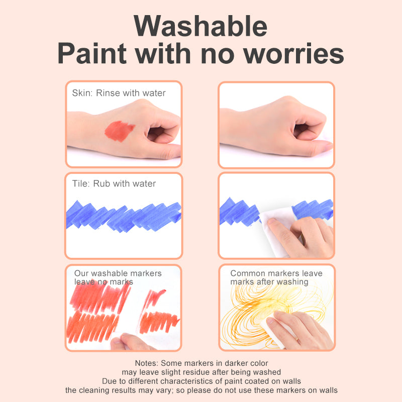 Washable Marker 24 Colors Age3+