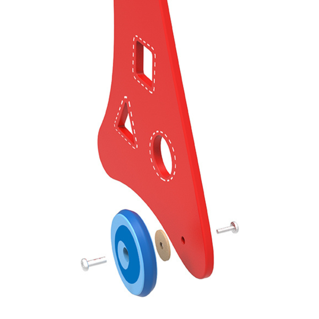 Tooky Toy Multi-Activity Wooden Baby Walker