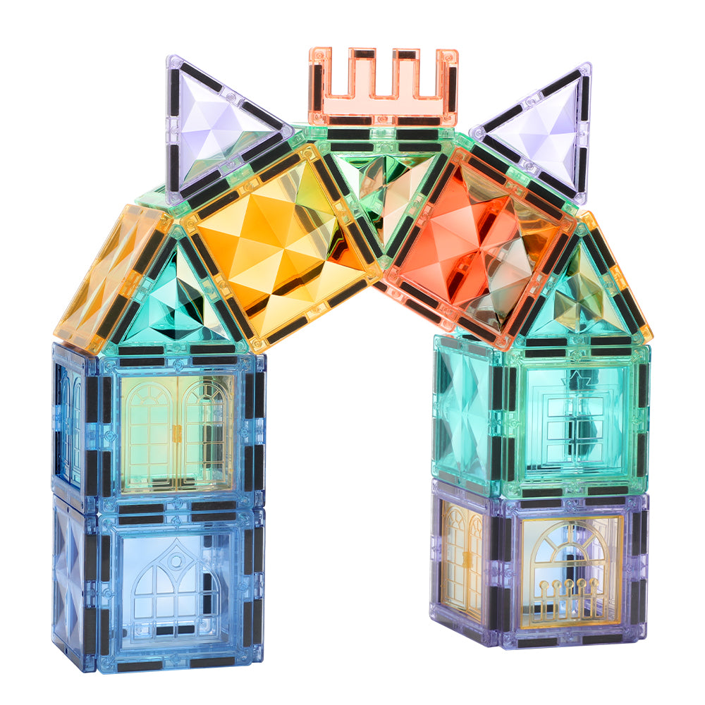 100-Piece Magnetic Construction Set Extra Strong and Safe Magnets