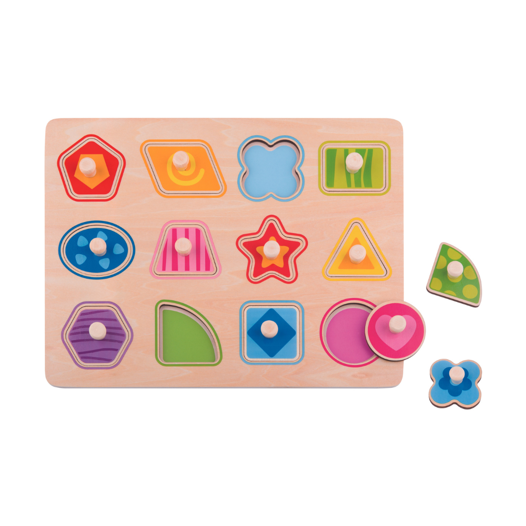 Wooden Shape Peg Puzzle