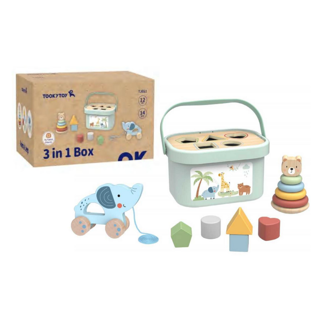 3 in 1 Toy Box