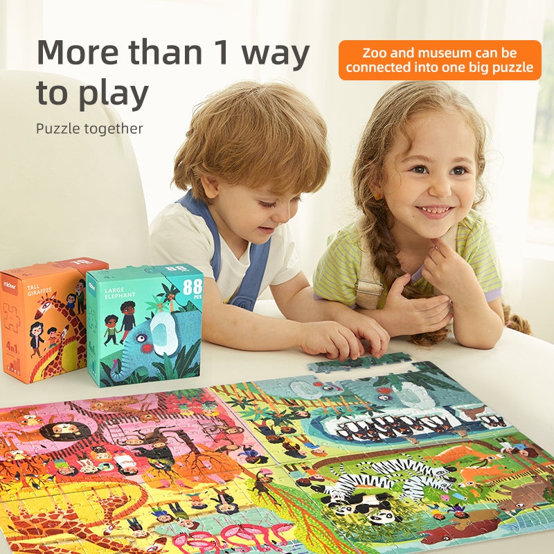 MiDeer Jigsaw Puzzle Animals (Ages 4+)