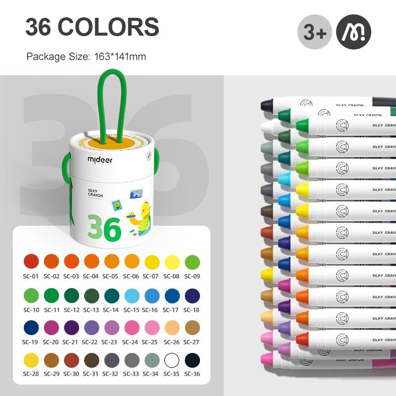 Silky Crayon 36 Colors