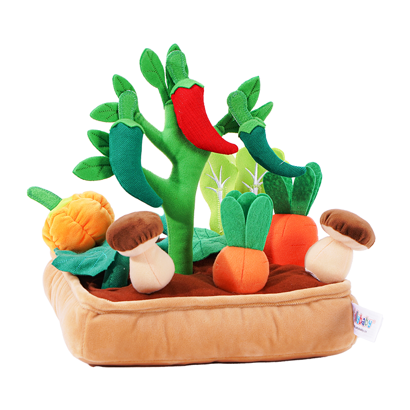Jollybaby Educational Insights Plush Vegetable Garden Set Fun and Educational Play for Kids Tahi Toy