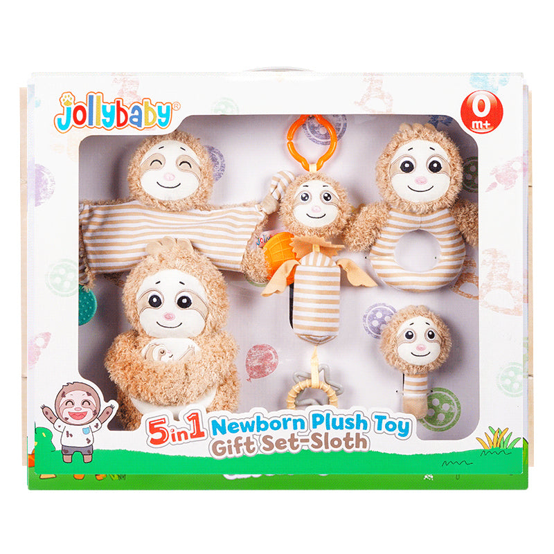 Jollybaby Newborn Plush Toy Gift Set - Slot