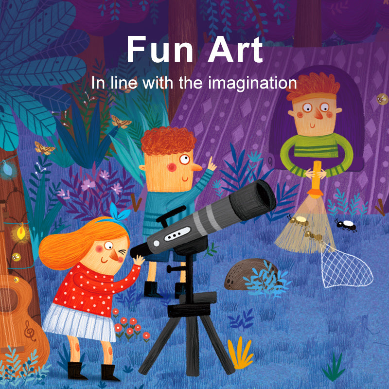 150Pcs Round Puzzles - Dive into the Sea Age5+