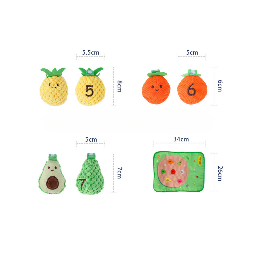 Jollybaby Plush Wisdom Fruit Tree Set – Growing Fun & Learning