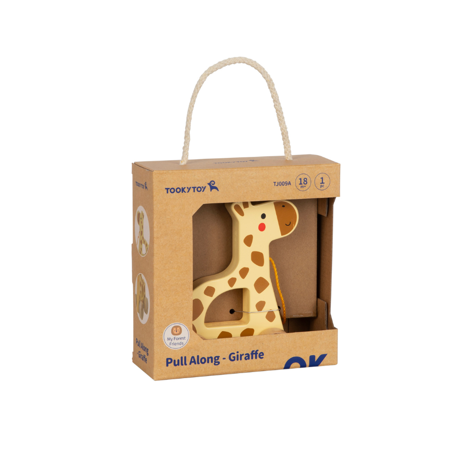 Wooden Pull Along - Giraffe