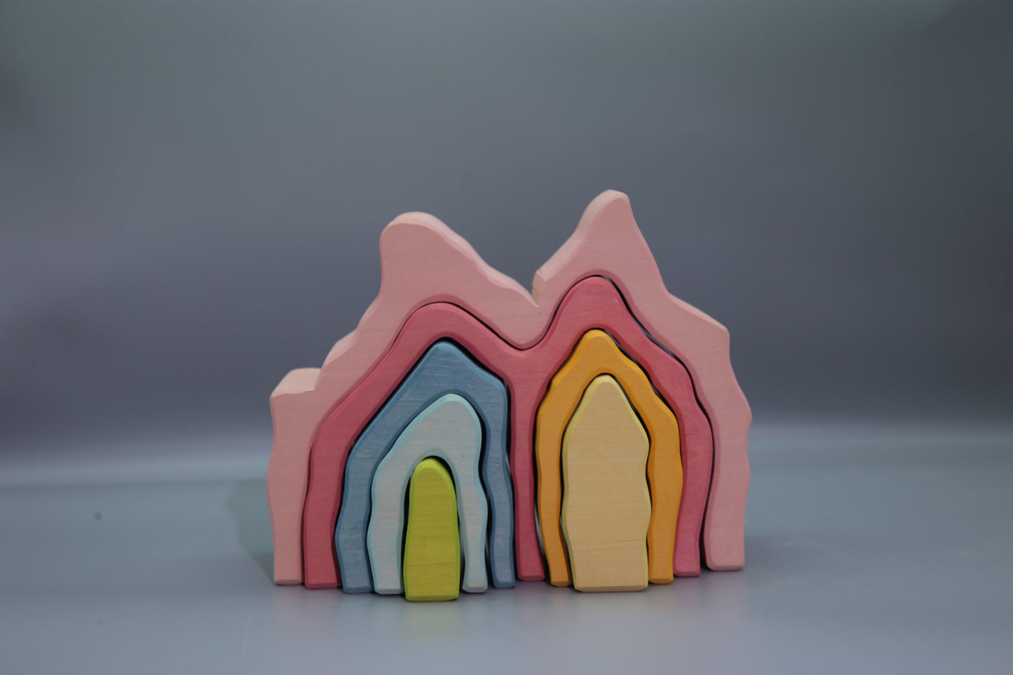 Prism Play Montessori Wooden Rainbow Coral Reef 7 pcs