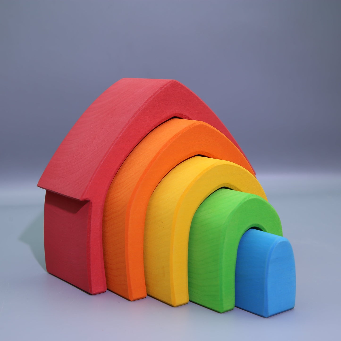 Prism Play Rainbow Wooden House 5 pcs
