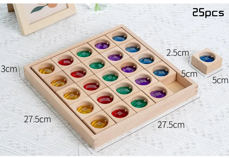 25 Pcs Window Blocks with Tray