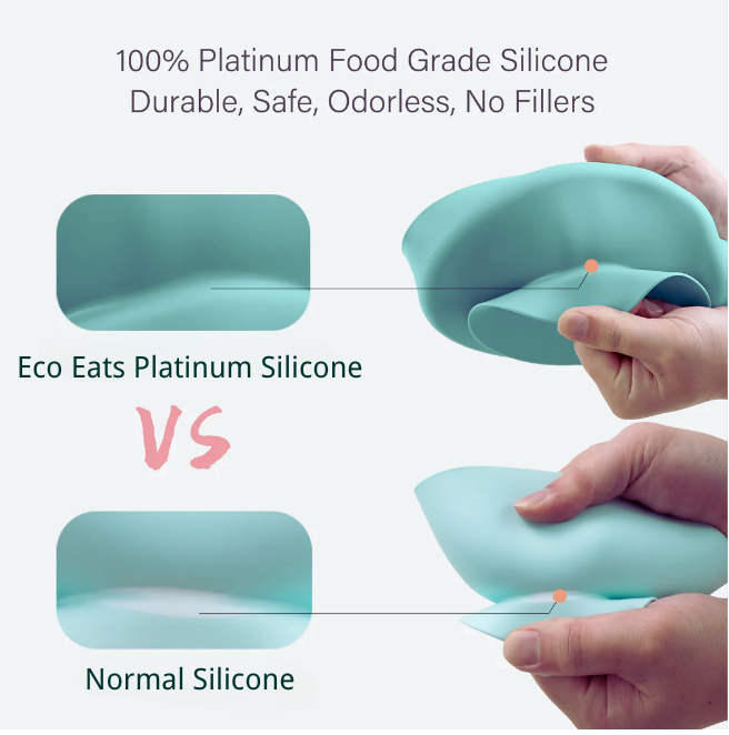 Platinum Silicone Feeding Set - Sage
