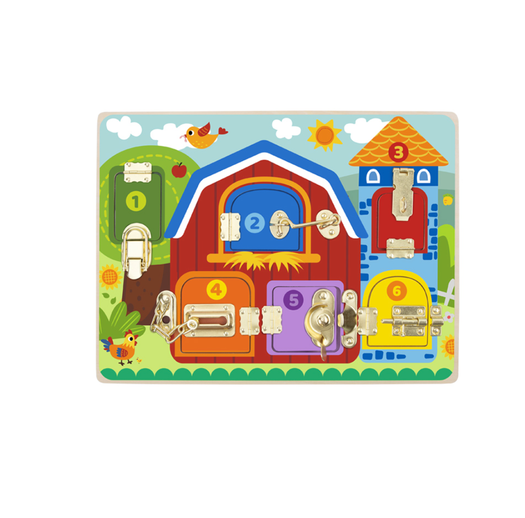 Tookyland Latches Activity Board