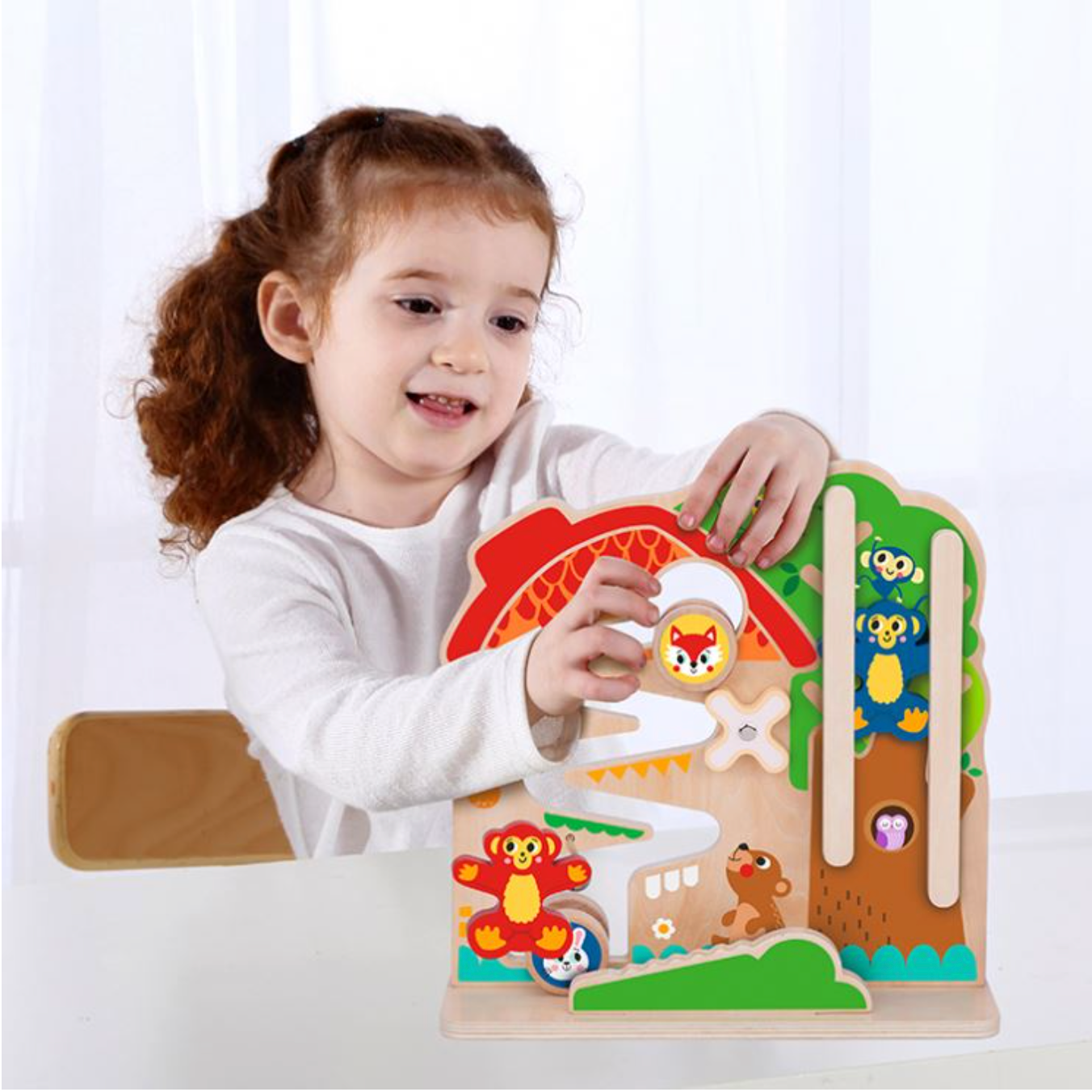 Tooky Toy 2 In 1 Activity Ball Track