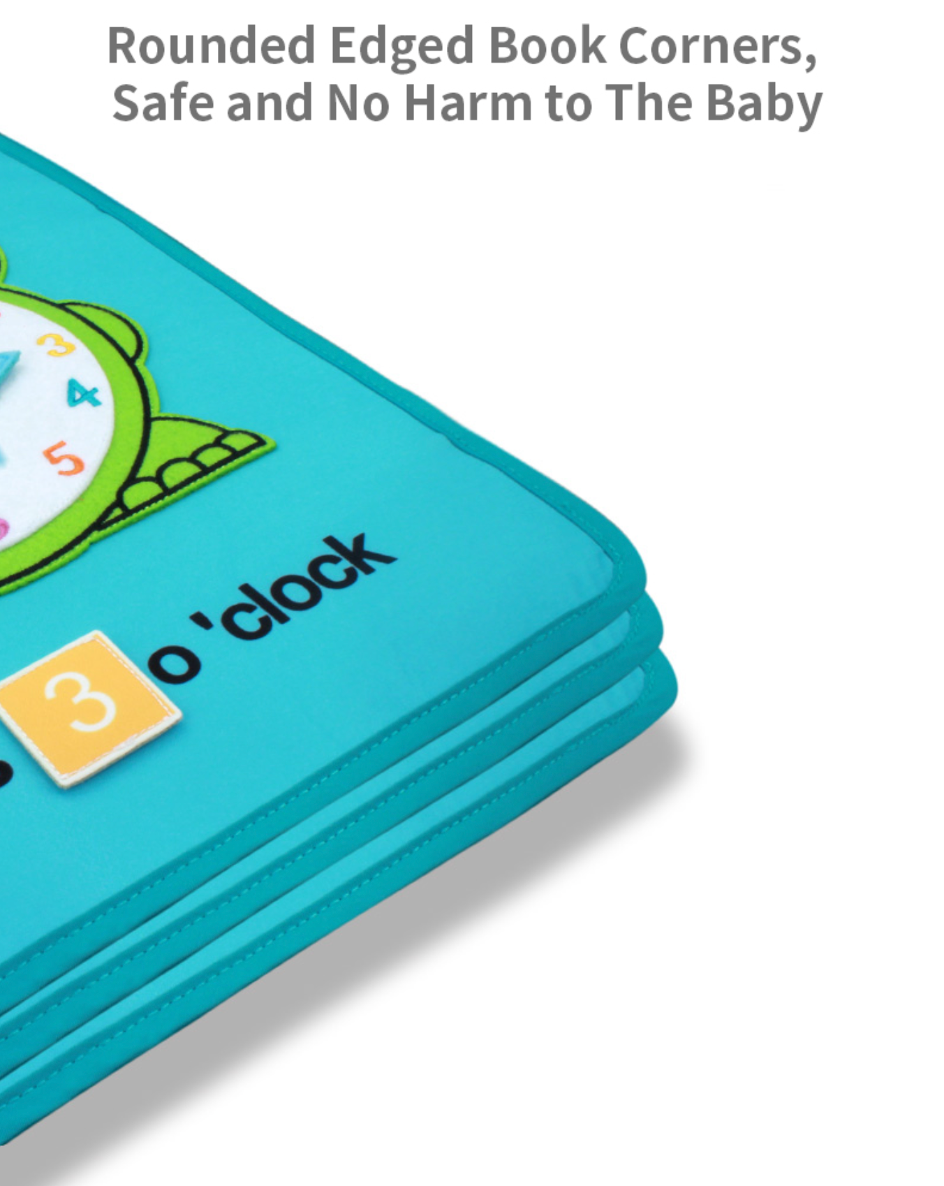Jollybaby Baby Text Book - 3D Montessori Activity Learning Book