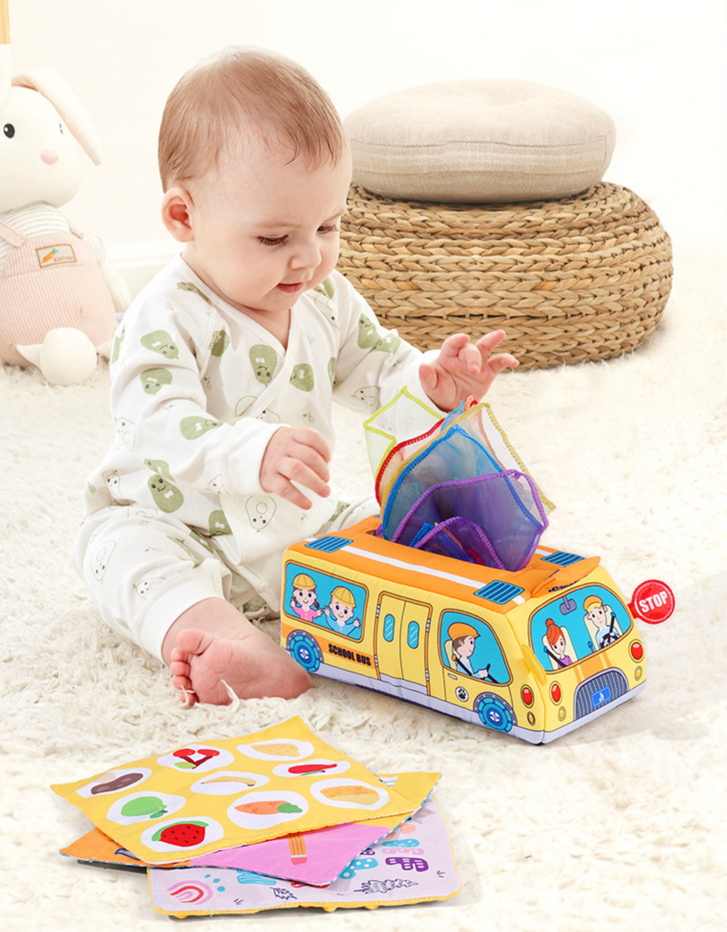 Jollybaby School Bus Tissue Box