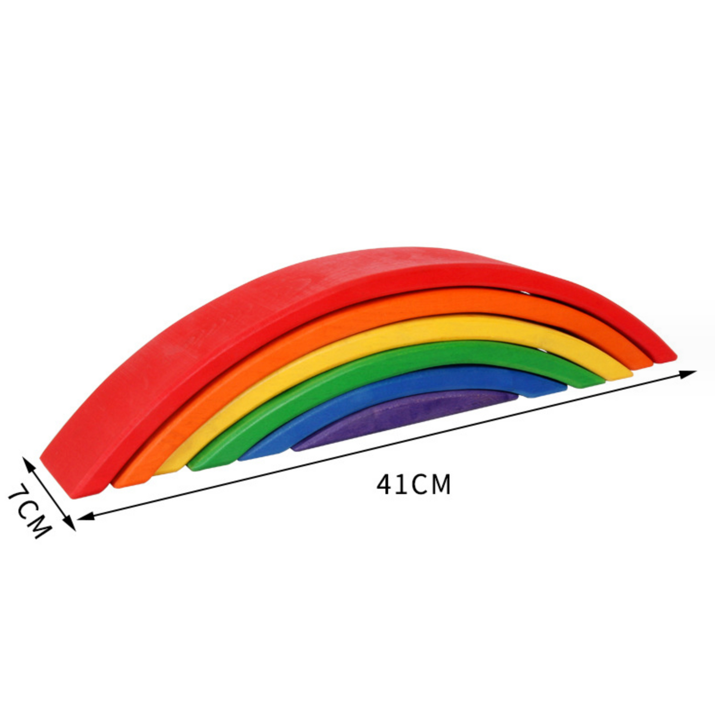 Prism Play Large Rainbow Bridge - Premium Basswood