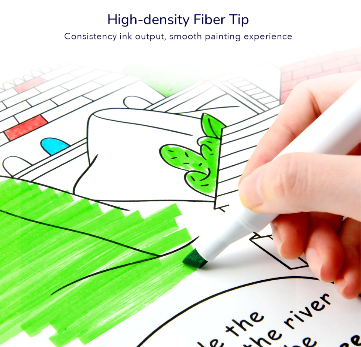 Let's Paint! Water-based Dual Tip Marker 48 Colors