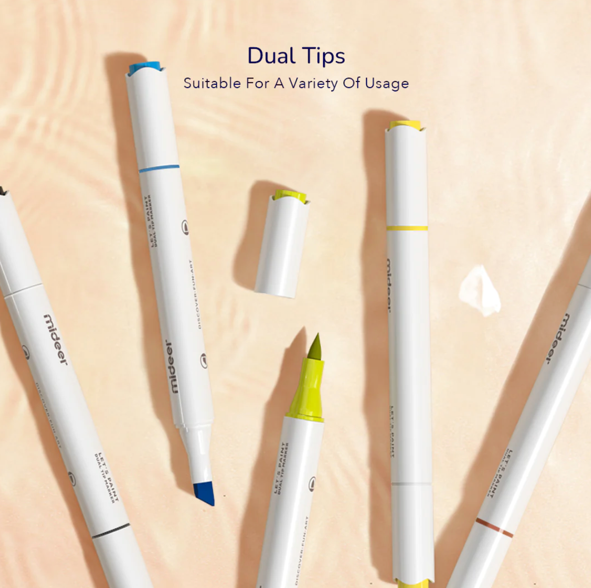 Let's Paint! Water-based Dual Tip Marker 24 Colors