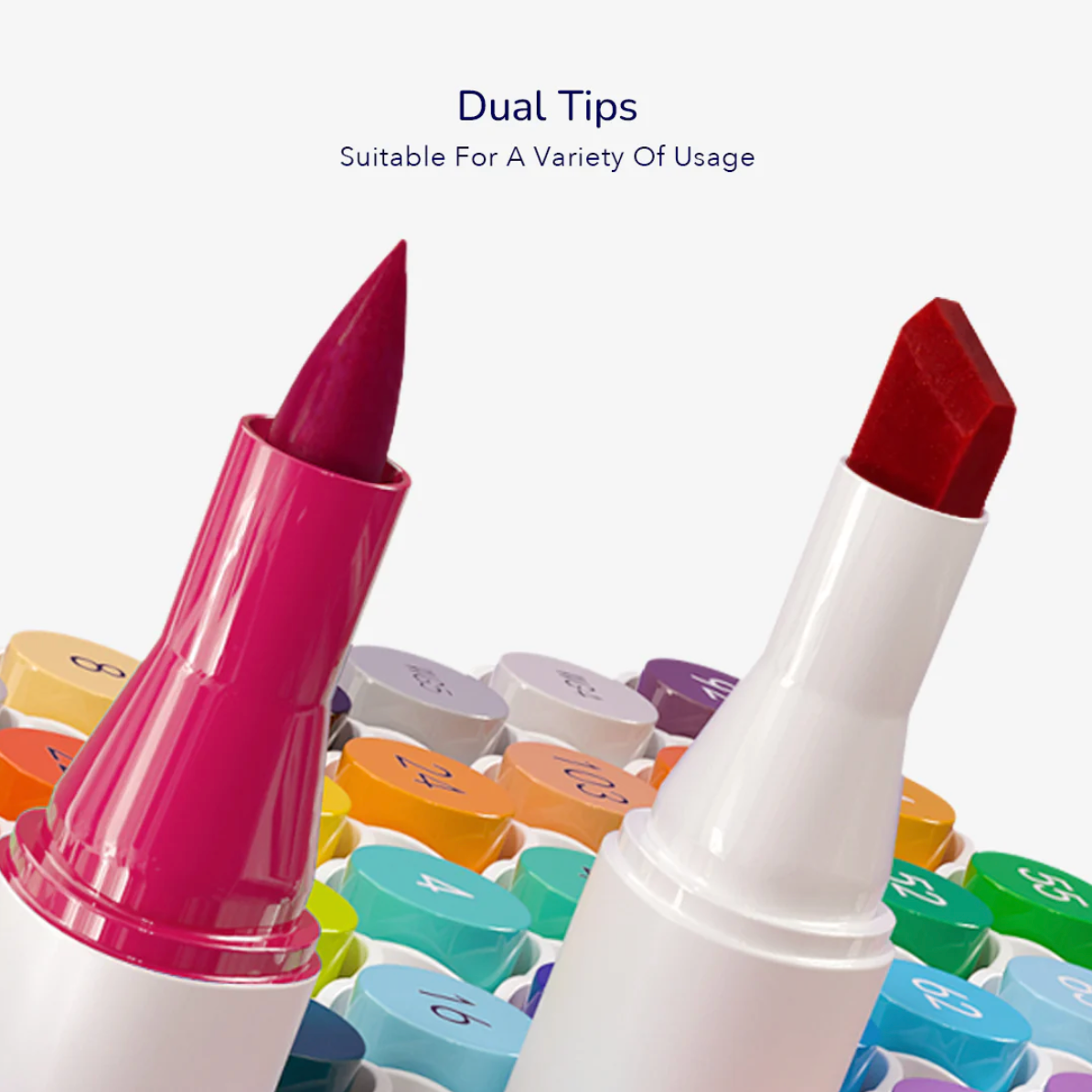 Let's Paint! Water-based Dual Tip Marker 24 Colors