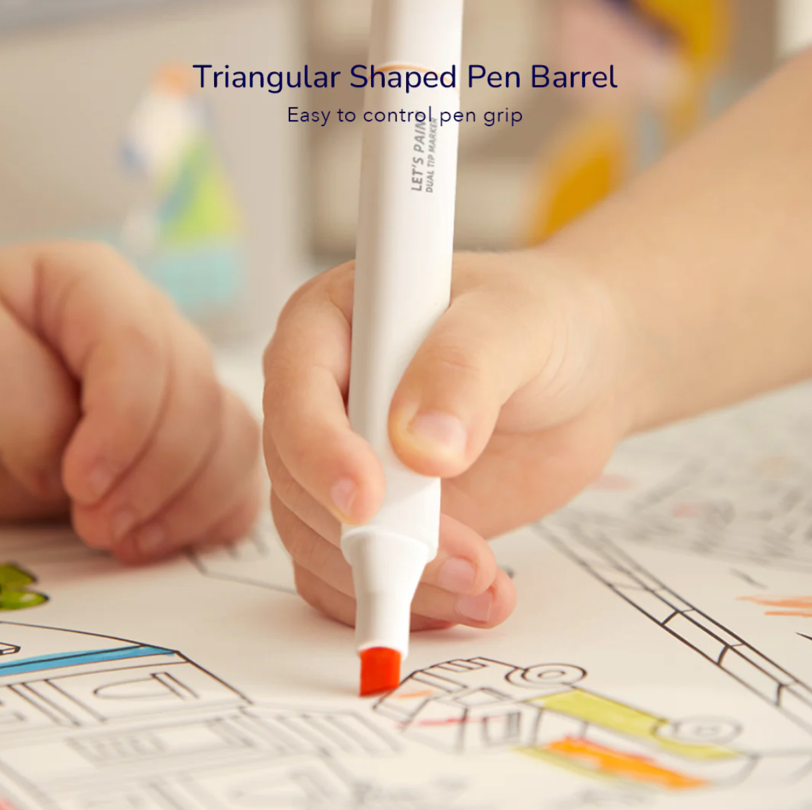 Let's Paint! Water-based Dual Tip Marker 24 Colors