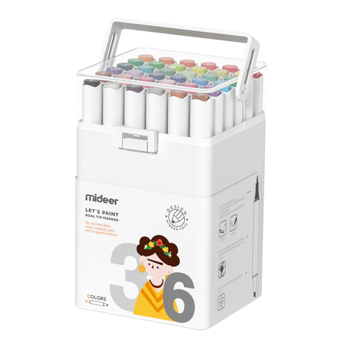Let's Paint! Water-based Dual Tip Marker 36 Colors