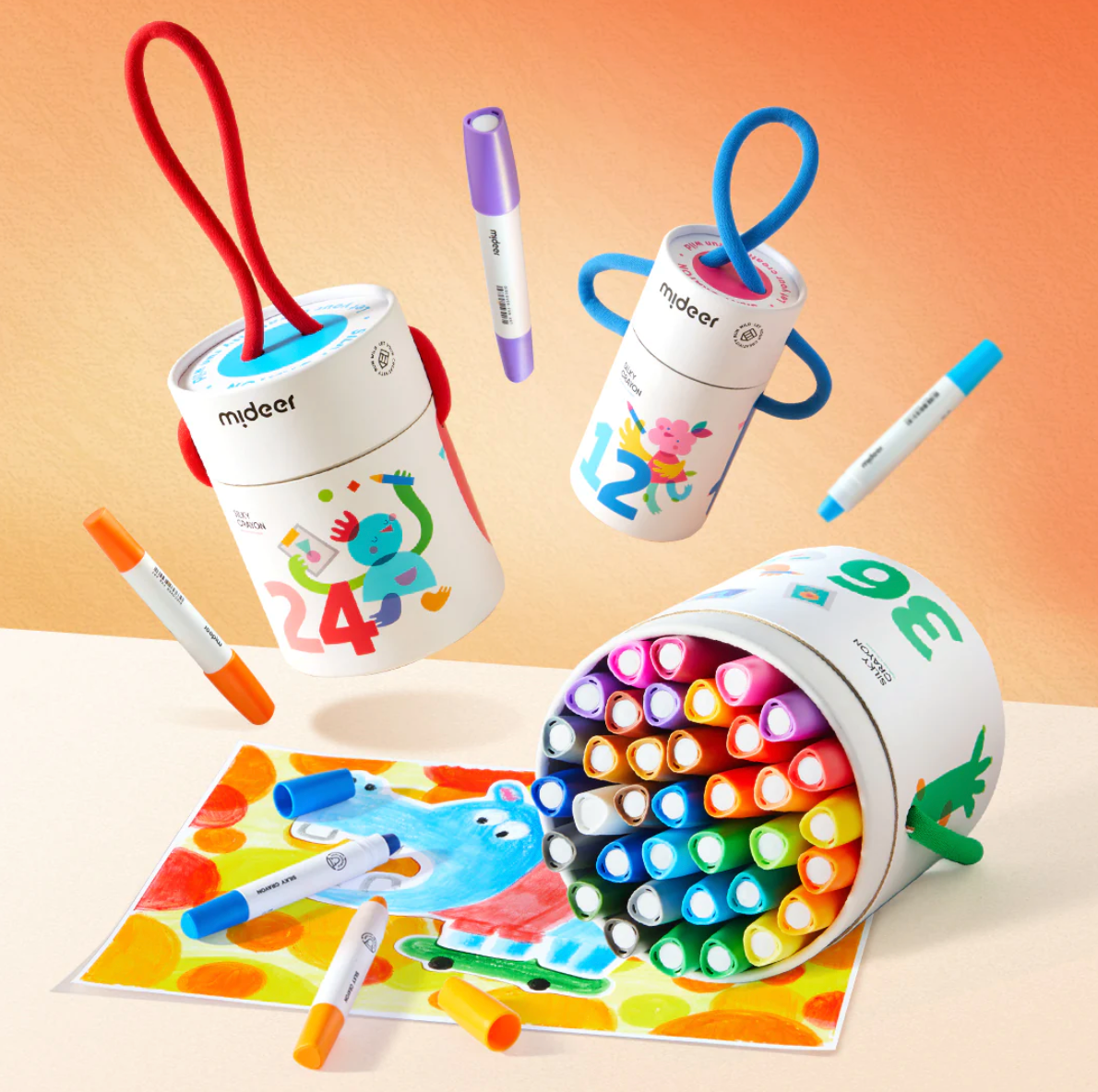 Silky Crayon 36 Colors