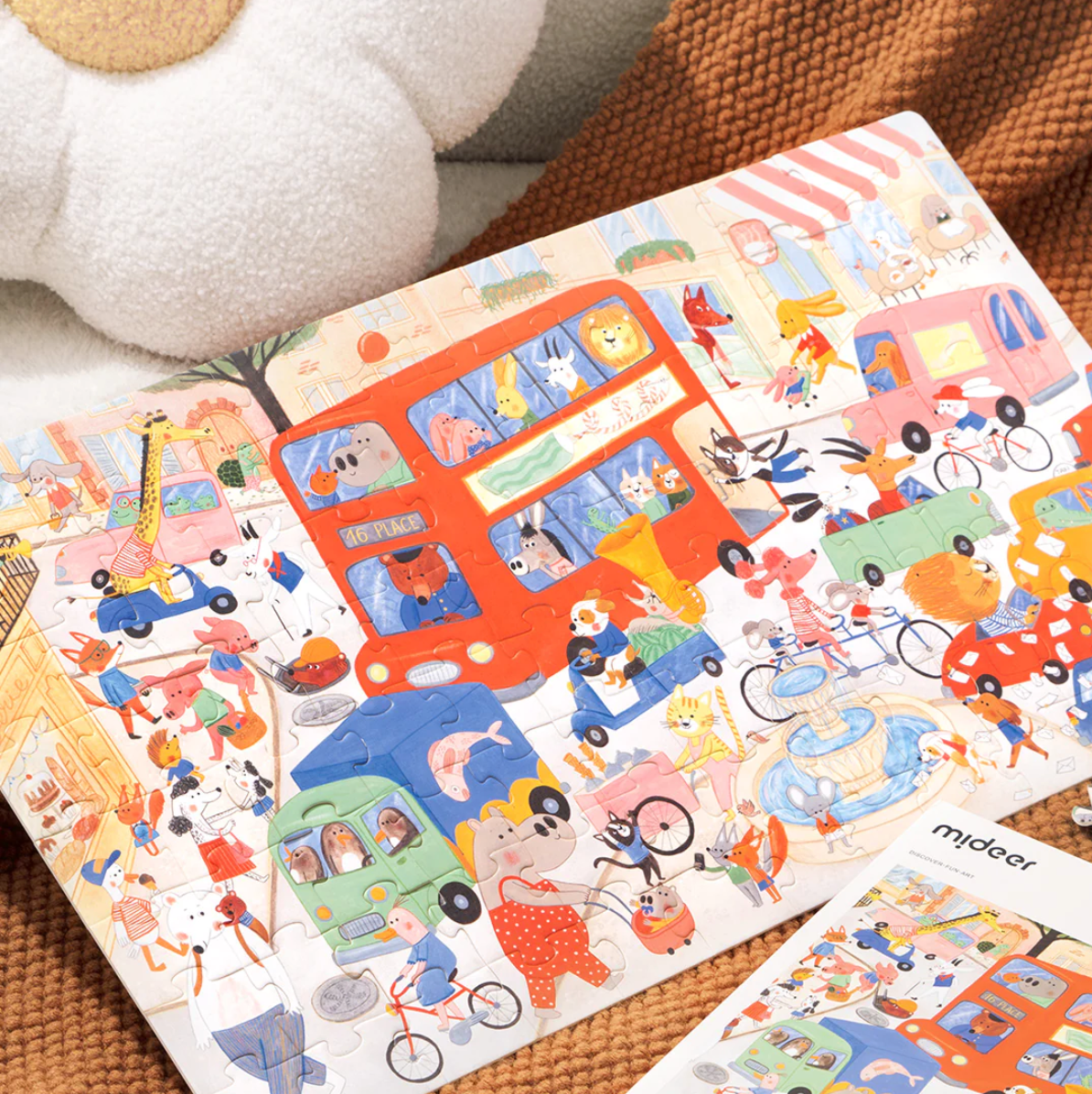 Artist Puzzle: The Hustling Street 104Pcs