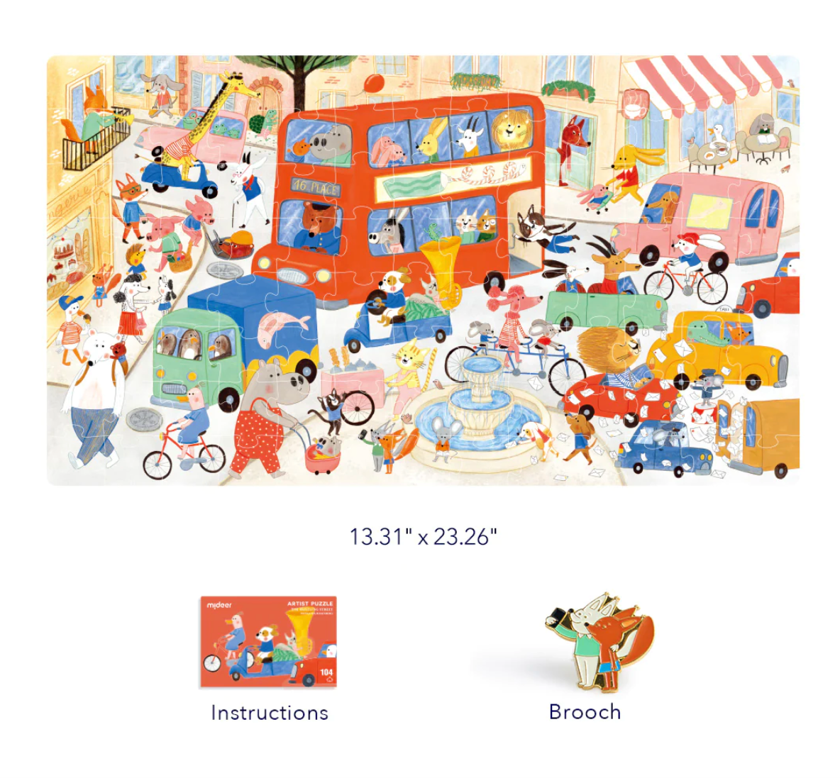 Artist Puzzle: The Hustling Street 104Pcs