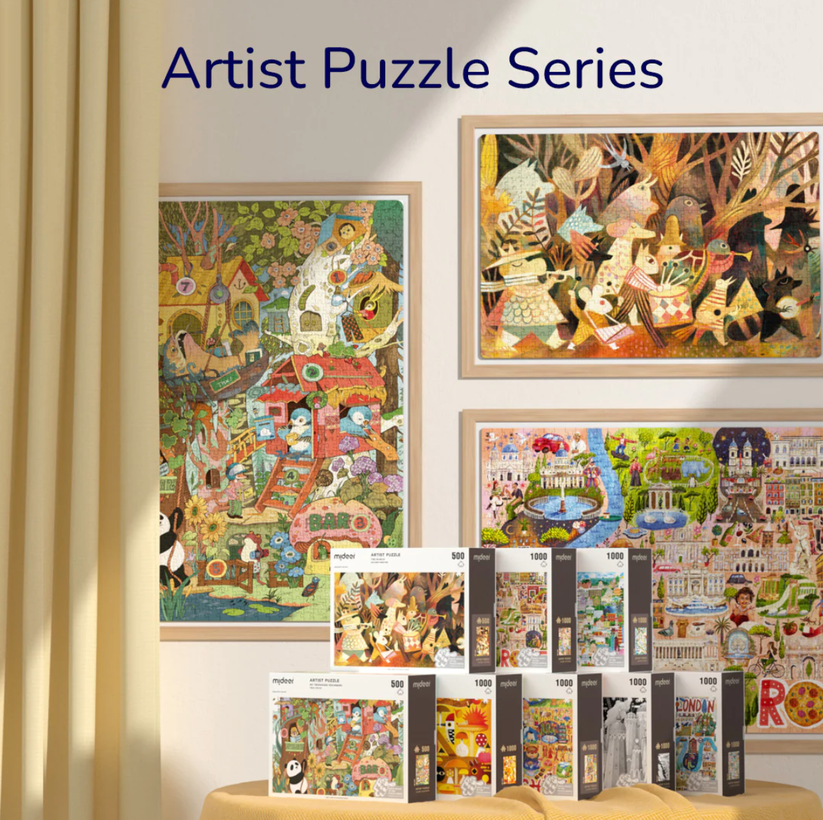 Artist Puzzle: The Hustling Street 104Pcs