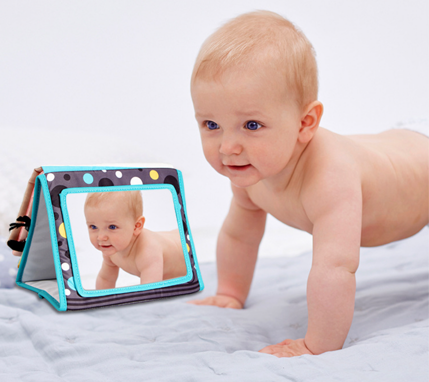 Tummy Time Baby Mirror Toys - Marine
