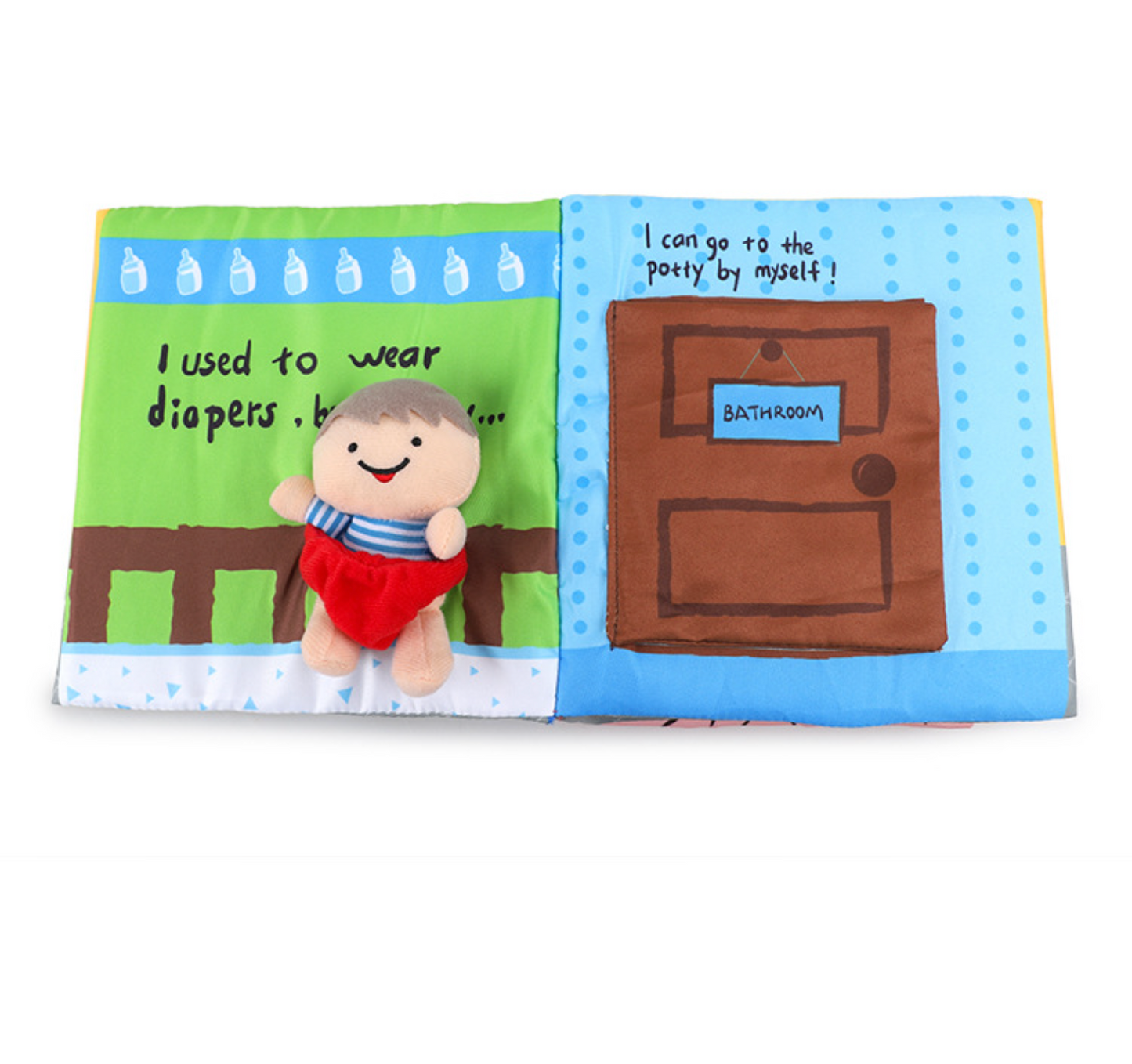 Baby Cloth Book - It's Bath Time