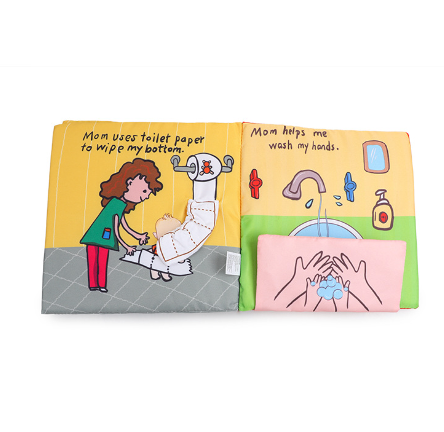 Baby Cloth Book - It's Potty time
