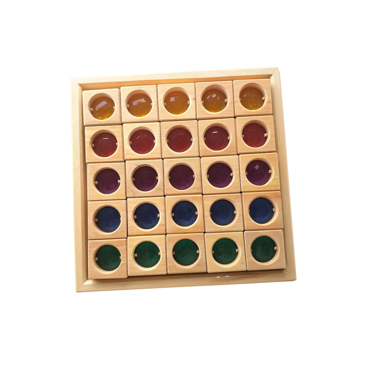 25 Pcs Window Blocks with Tray
