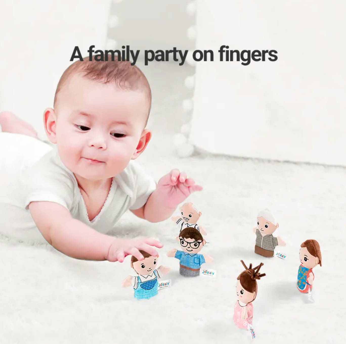 Jollybaby Finger Puppets Set